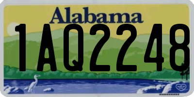 AL license plate 1AQ2248