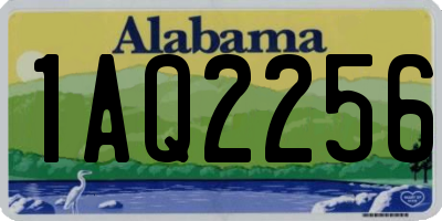 AL license plate 1AQ2256