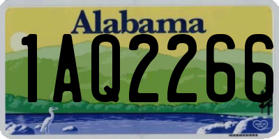 AL license plate 1AQ2266