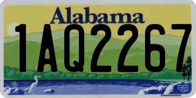 AL license plate 1AQ2267