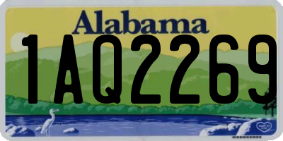 AL license plate 1AQ2269