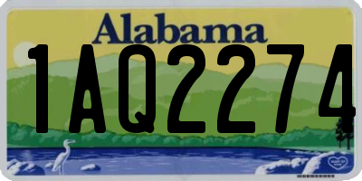 AL license plate 1AQ2274