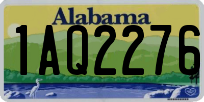 AL license plate 1AQ2276