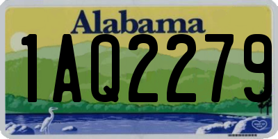 AL license plate 1AQ2279