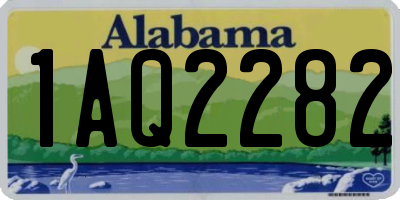 AL license plate 1AQ2282