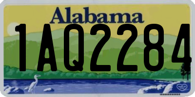 AL license plate 1AQ2284