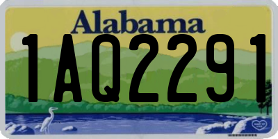 AL license plate 1AQ2291