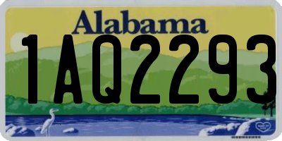 AL license plate 1AQ2293