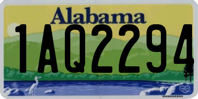 AL license plate 1AQ2294