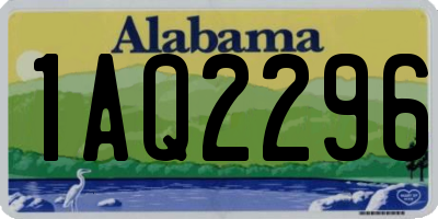 AL license plate 1AQ2296