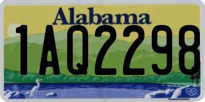 AL license plate 1AQ2298