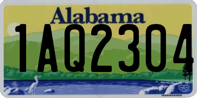 AL license plate 1AQ2304