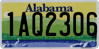 AL license plate 1AQ2306