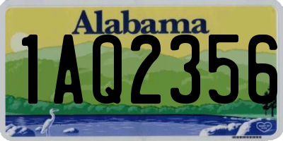 AL license plate 1AQ2356