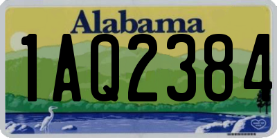 AL license plate 1AQ2384