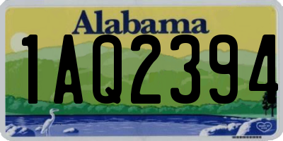 AL license plate 1AQ2394