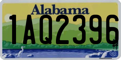 AL license plate 1AQ2396