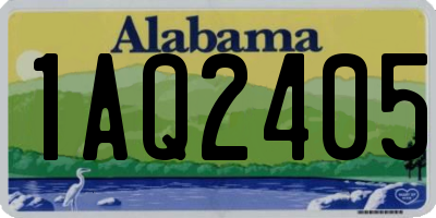 AL license plate 1AQ2405