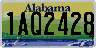 AL license plate 1AQ2428