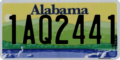 AL license plate 1AQ2441