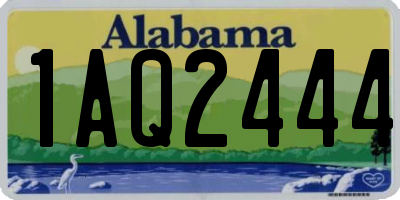 AL license plate 1AQ2444