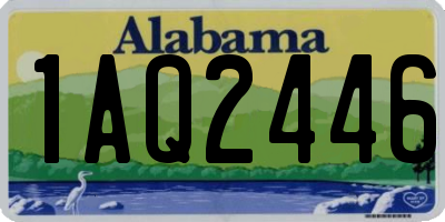 AL license plate 1AQ2446