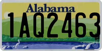 AL license plate 1AQ2463
