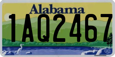 AL license plate 1AQ2467