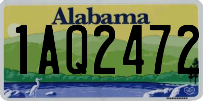 AL license plate 1AQ2472