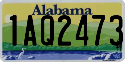 AL license plate 1AQ2473