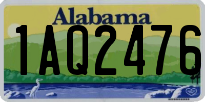 AL license plate 1AQ2476