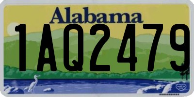 AL license plate 1AQ2479