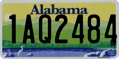 AL license plate 1AQ2484