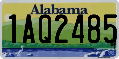 AL license plate 1AQ2485