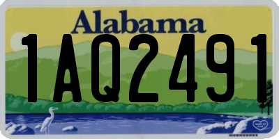 AL license plate 1AQ2491