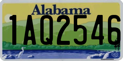 AL license plate 1AQ2546