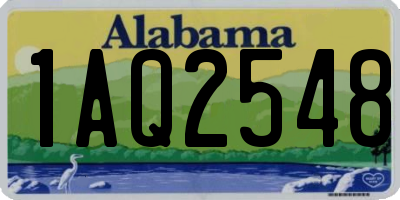 AL license plate 1AQ2548