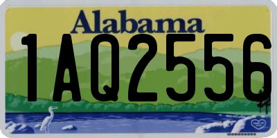 AL license plate 1AQ2556