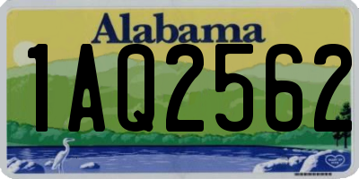 AL license plate 1AQ2562