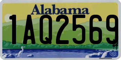 AL license plate 1AQ2569
