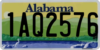 AL license plate 1AQ2576