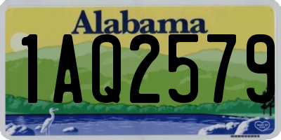 AL license plate 1AQ2579