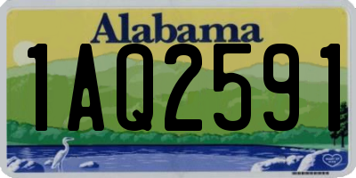 AL license plate 1AQ2591