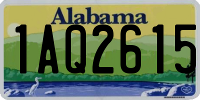 AL license plate 1AQ2615