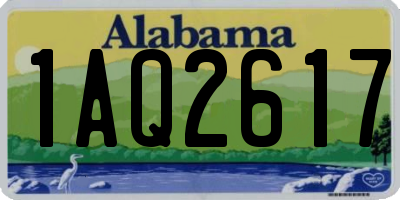AL license plate 1AQ2617