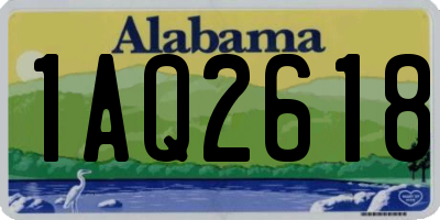 AL license plate 1AQ2618