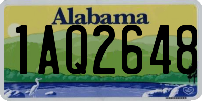 AL license plate 1AQ2648