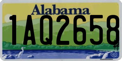 AL license plate 1AQ2658