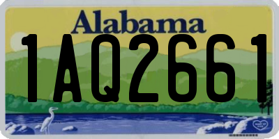 AL license plate 1AQ2661