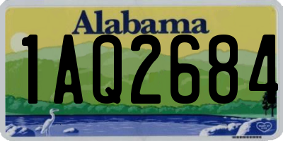AL license plate 1AQ2684